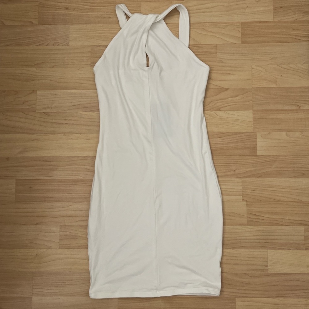 Fashion nova soft sheer halter dress